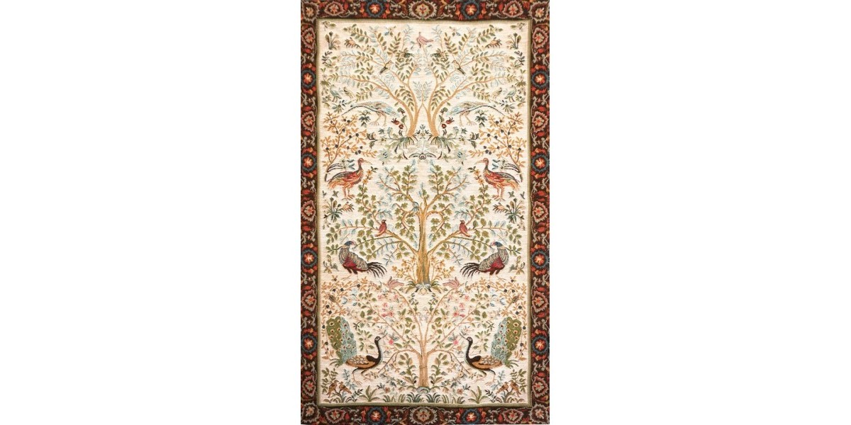 Gobelín - Arbre fond crème - archives de « Tissage d’Art de Lys » by William Morris Gobelín - Arbre fond crème - archives de « Tissage d’Art de Lys » by William Morris